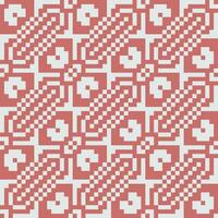 a pixelated pattern with squares and circles vector