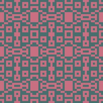pixel art seamless pattern with squares and squares vector