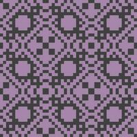 a pixel style pattern in purple and black vector