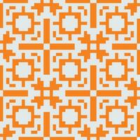 an orange and white geometric pattern vector