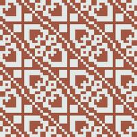 a red and white pattern with squares vector