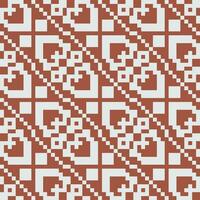 a red and white pattern with squares vector