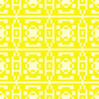 a yellow and white pattern with squares vector