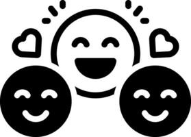 solid icon for merry vector
