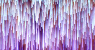 Abstract purple energy glowing lines raining down futuristic hi-tech background photo