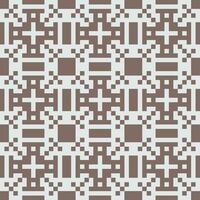 a brown and white pattern with squares vector