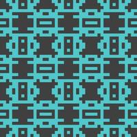 a blue and black pixel pattern vector