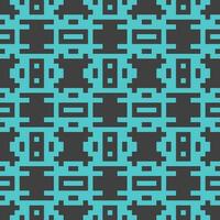 a blue and black pixel pattern vector