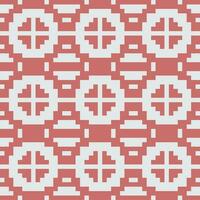 a red and white geometric pattern vector