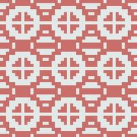 a red and white geometric pattern vector