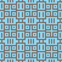 a blue and brown geometric pattern vector