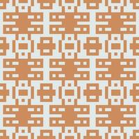 an orange and white pattern with squares vector