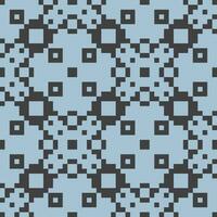 a pixelated pattern with squares in blue and black vector