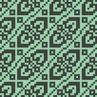 a green and black pattern with squares vector