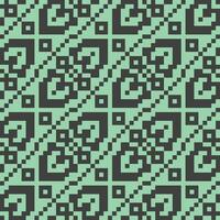 a green and black pattern with squares vector