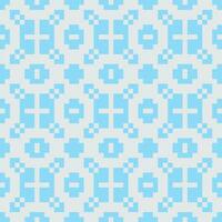 pixelated pattern with blue squares on a light background vector