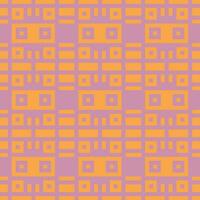 a pattern with squares and rectangles in purple and orange vector