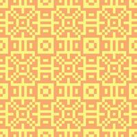 an orange and yellow geometric pattern vector