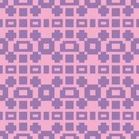 pixel pink and purple seamless pattern vector