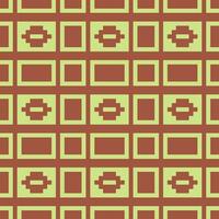 a pattern with squares and squares in red and green vector