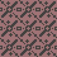 a pixelated pattern with black and pink colors vector