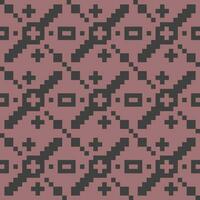 a pixelated pattern with black and pink colors vector