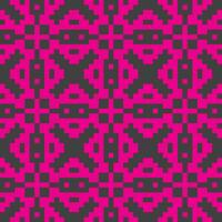 a pink and black pixel pattern vector