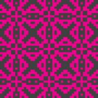 a pink and black pixel pattern vector