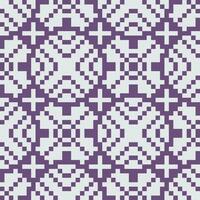 a pixel pattern in purple and white vector