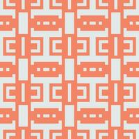 an orange and white geometric pattern vector