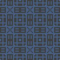 a blue and black geometric pattern vector