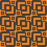 an orange and black geometric pattern vector