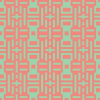 a pink and green geometric pattern vector