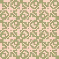 a pixel pattern in pink and green vector
