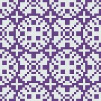 a pixel pattern in purple and white vector