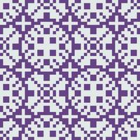 a pixel pattern in purple and white vector