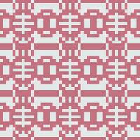 a pixel pattern in pink and white vector