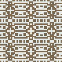 a brown and white pattern with squares vector