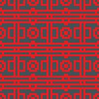 a red and black geometric pattern vector