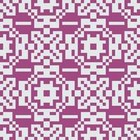 pixel square pink fabric vector