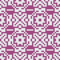 pixel square pink fabric vector