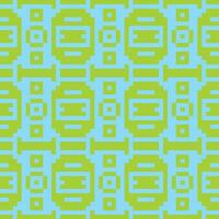 a green and blue pattern with squares vector
