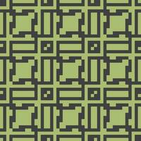a green and black pattern with squares vector