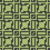 a green and black pattern with squares vector