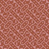 a pixelated pattern in red and brown vector