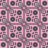 a pink and black pattern with squares vector