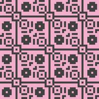 a pink and black pattern with squares vector