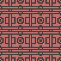 a red and black geometric pattern vector