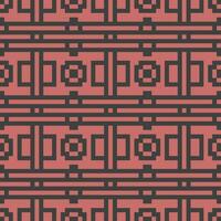 a red and black geometric pattern vector