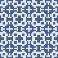 a blue and white geometric pattern vector